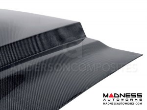 Ford Mustang Shelby GT500 Type TS Hood by Anderson Composites - Carbon Fiber 
